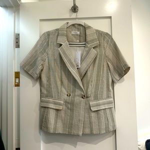 Sage the label NWT blazer top